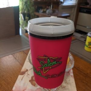 Vintage NWOT Aladdin neon pink Salem insulated travel mug